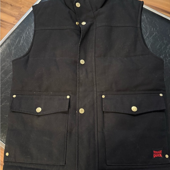 Tough Duck Black Quilted Vest EUC - Picture 11 of 11